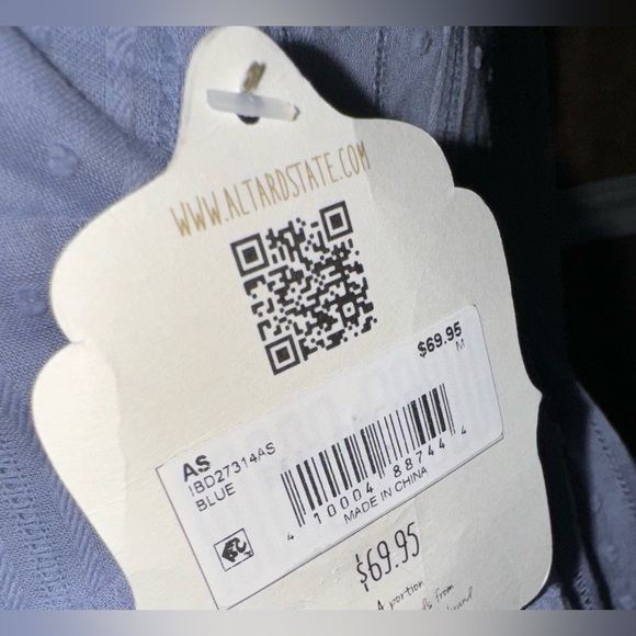 NWT Altar’d State Ellen Mini Dress Medium - Picture 8 of 8